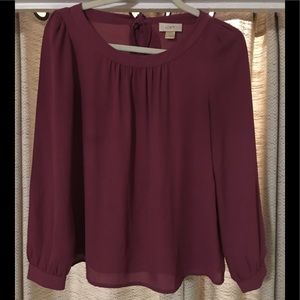 Loft mauve color blouse